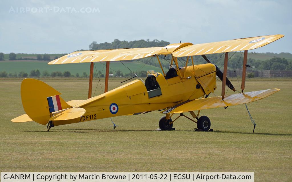 G-ANRM, 1942 De Havilland DH-82A Tiger Moth II C/N 85861, SHOT AT DUXFORD