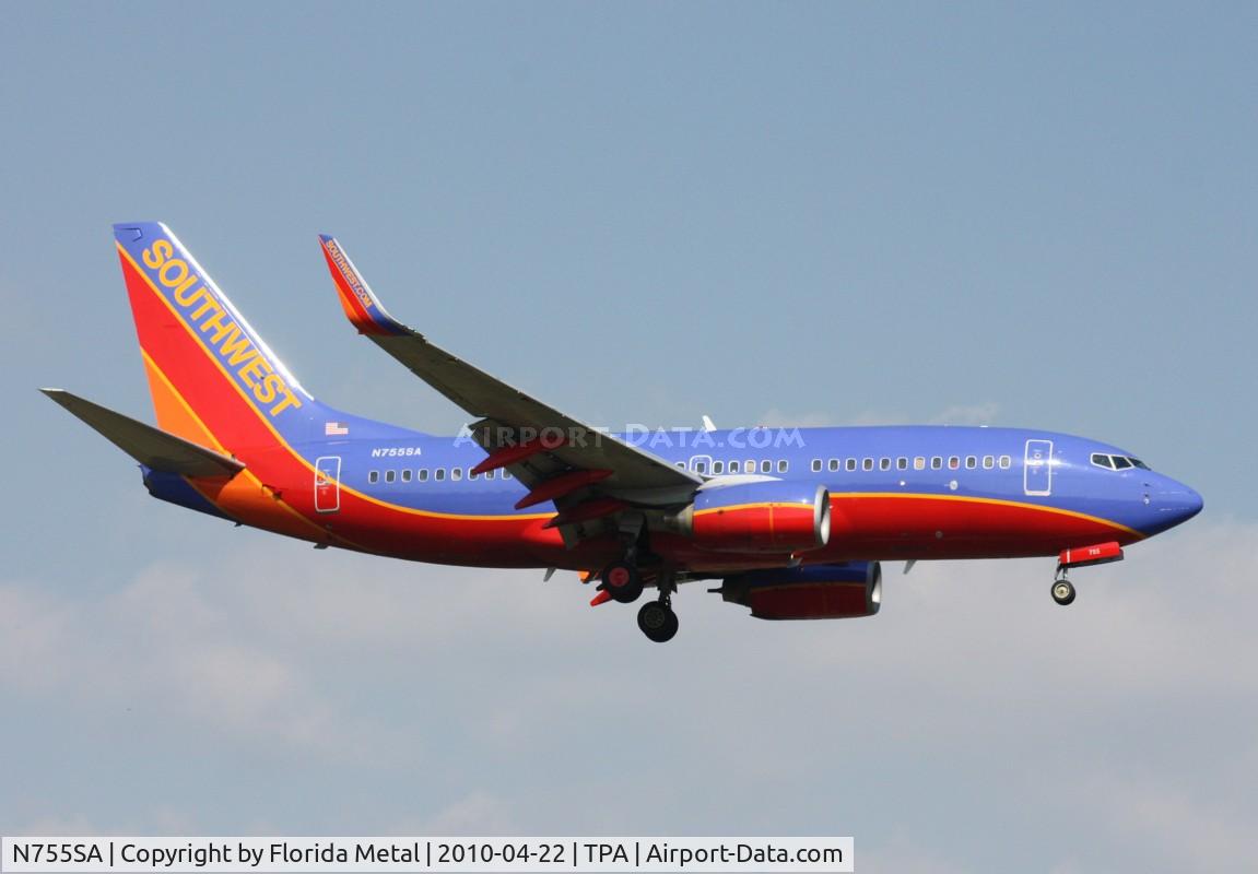 N755SA, 1999 Boeing 737-7H4 C/N 27871, Southwest 737