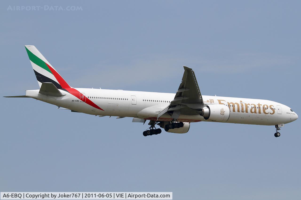 A6-EBQ, 2006 Boeing 777-36N/ER C/N 33863, Emirates