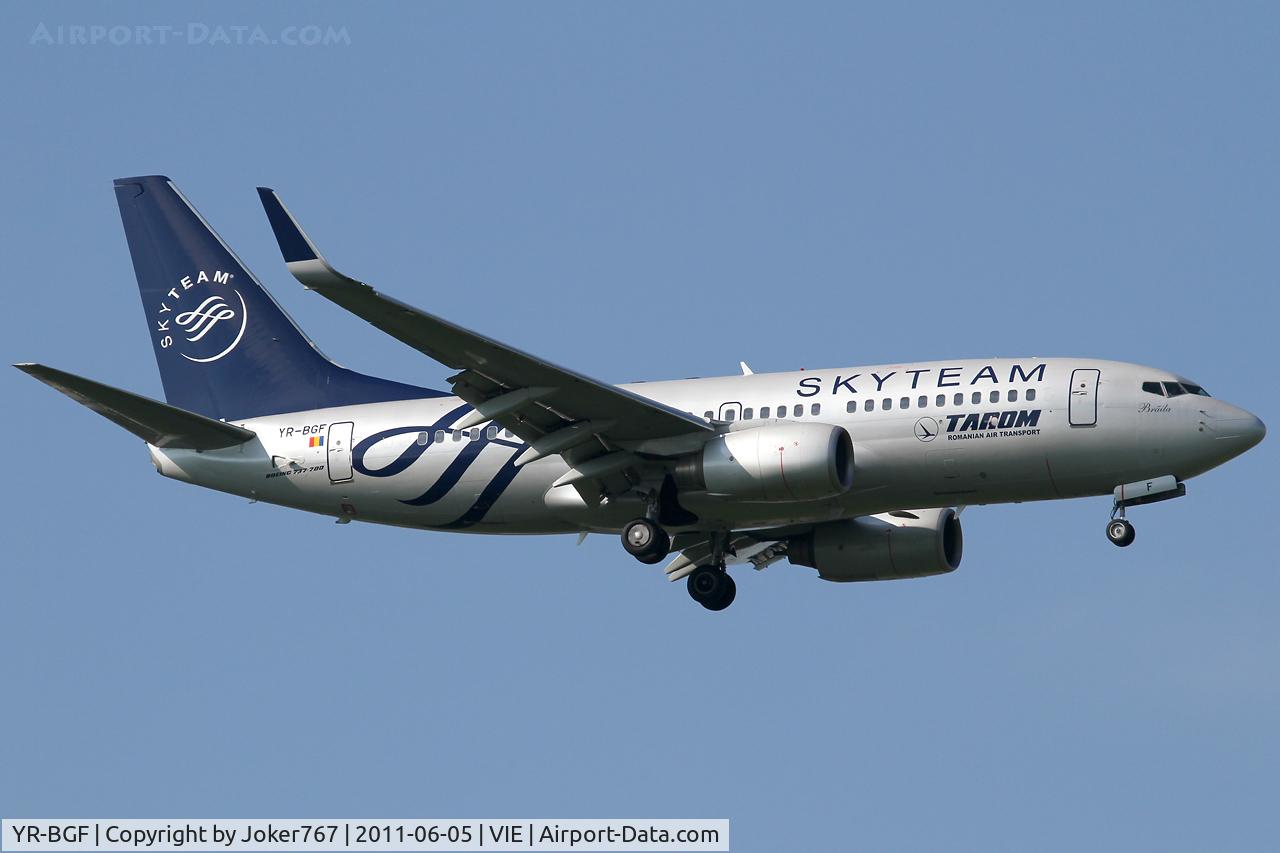 YR-BGF, 2001 Boeing 737-78J C/N 28440, Tarom