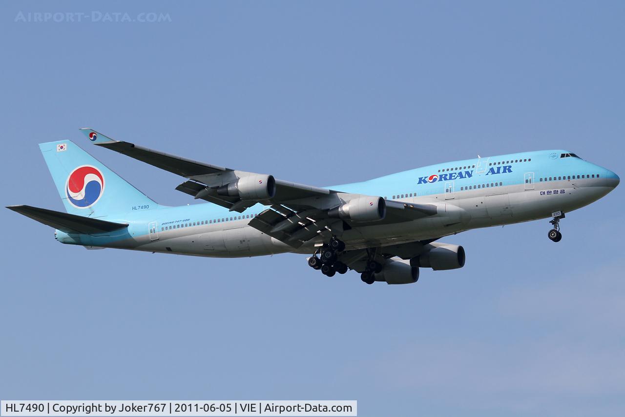 HL7490, 1994 Boeing 747-4B5 C/N 27177, Korean Air