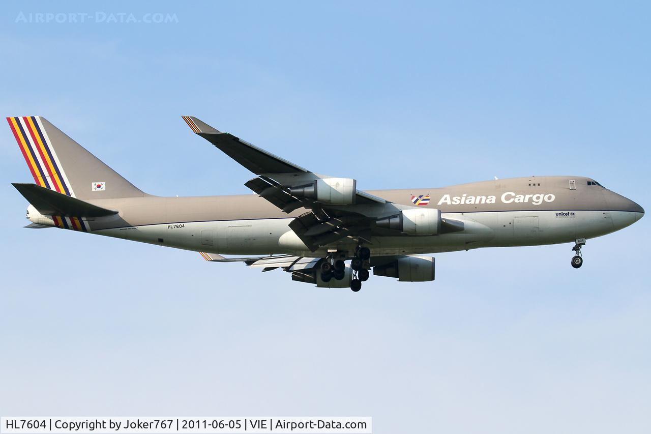 HL7604, 2006 Boeing 747-48EF C/N 29907/1370, Asiana Cargo
