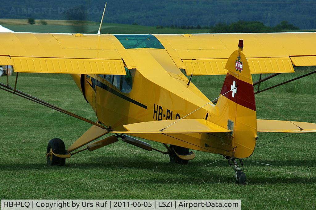 HB-PLQ, Piper PA-18-150 Super Cub C/N 1809112, last runup