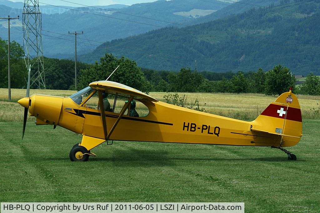 HB-PLQ, Piper PA-18-150 Super Cub C/N 1809112, full power