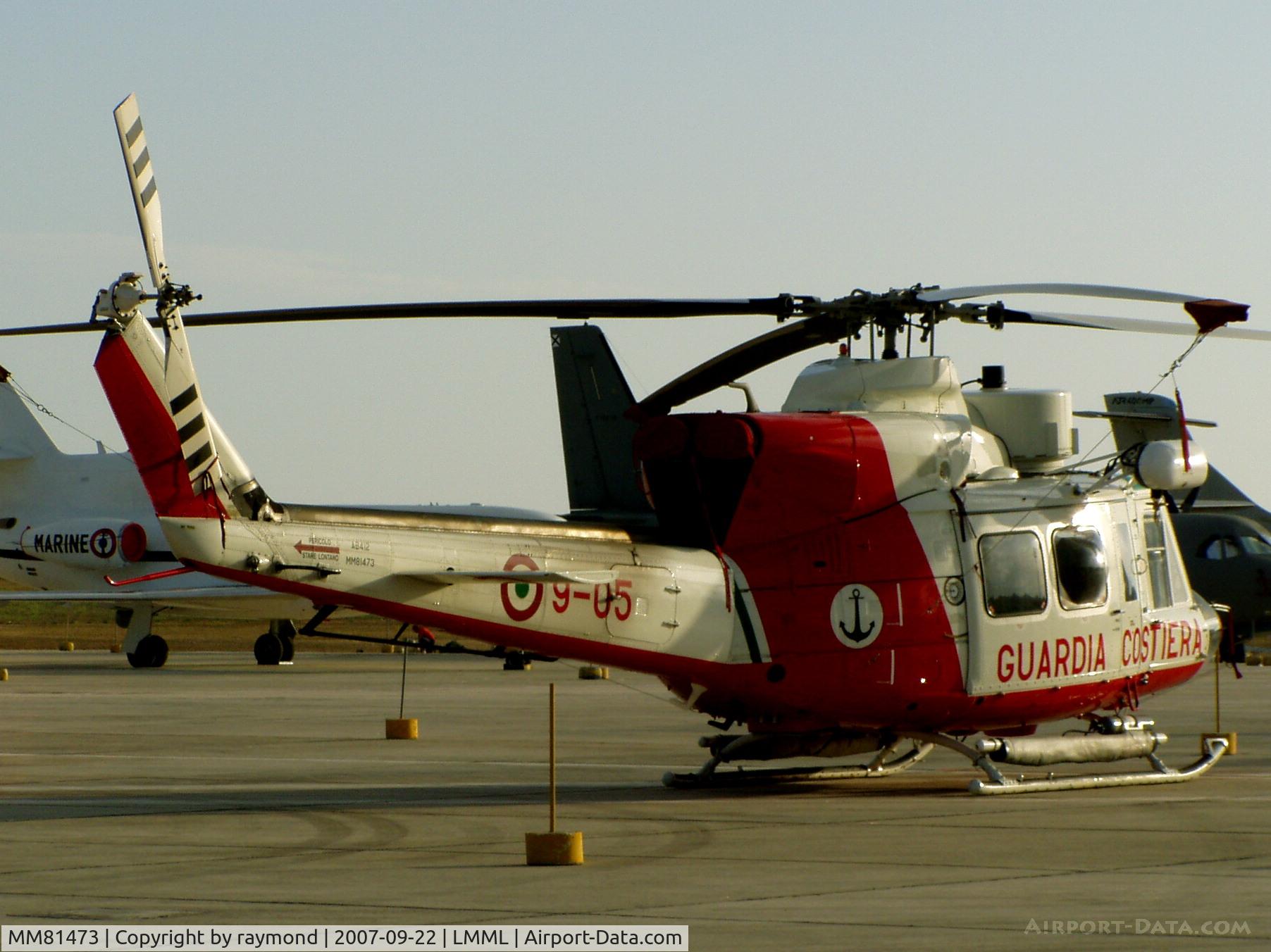 MM81473, Agusta AB-412HP Grifone C/N 25178, AB412 MM81473/9-05 Italian Coast Guards