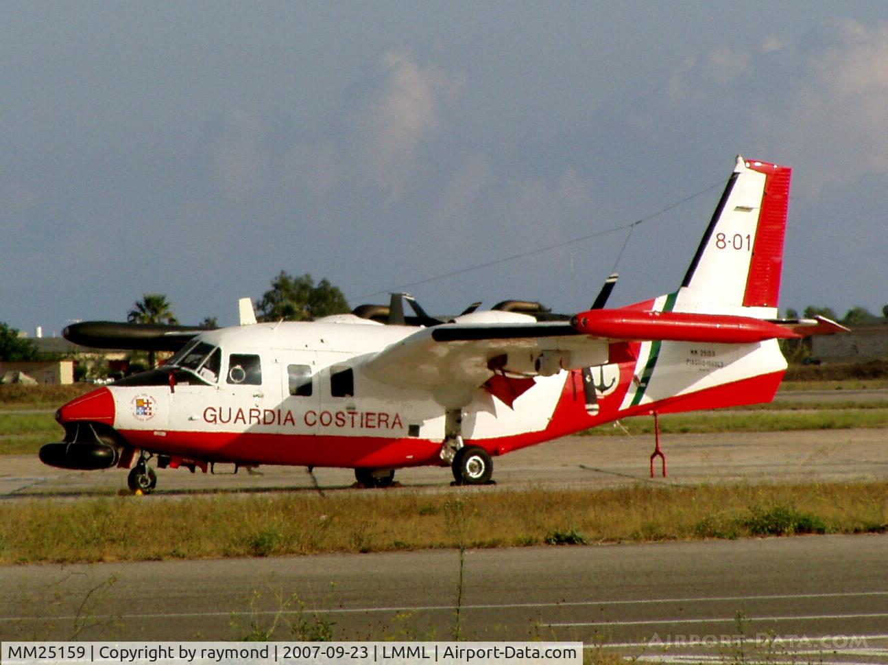 MM25159, Piaggio P-166DL-3 C/N 481/127, P166 MM25159/8-01 Italian Coast Guards