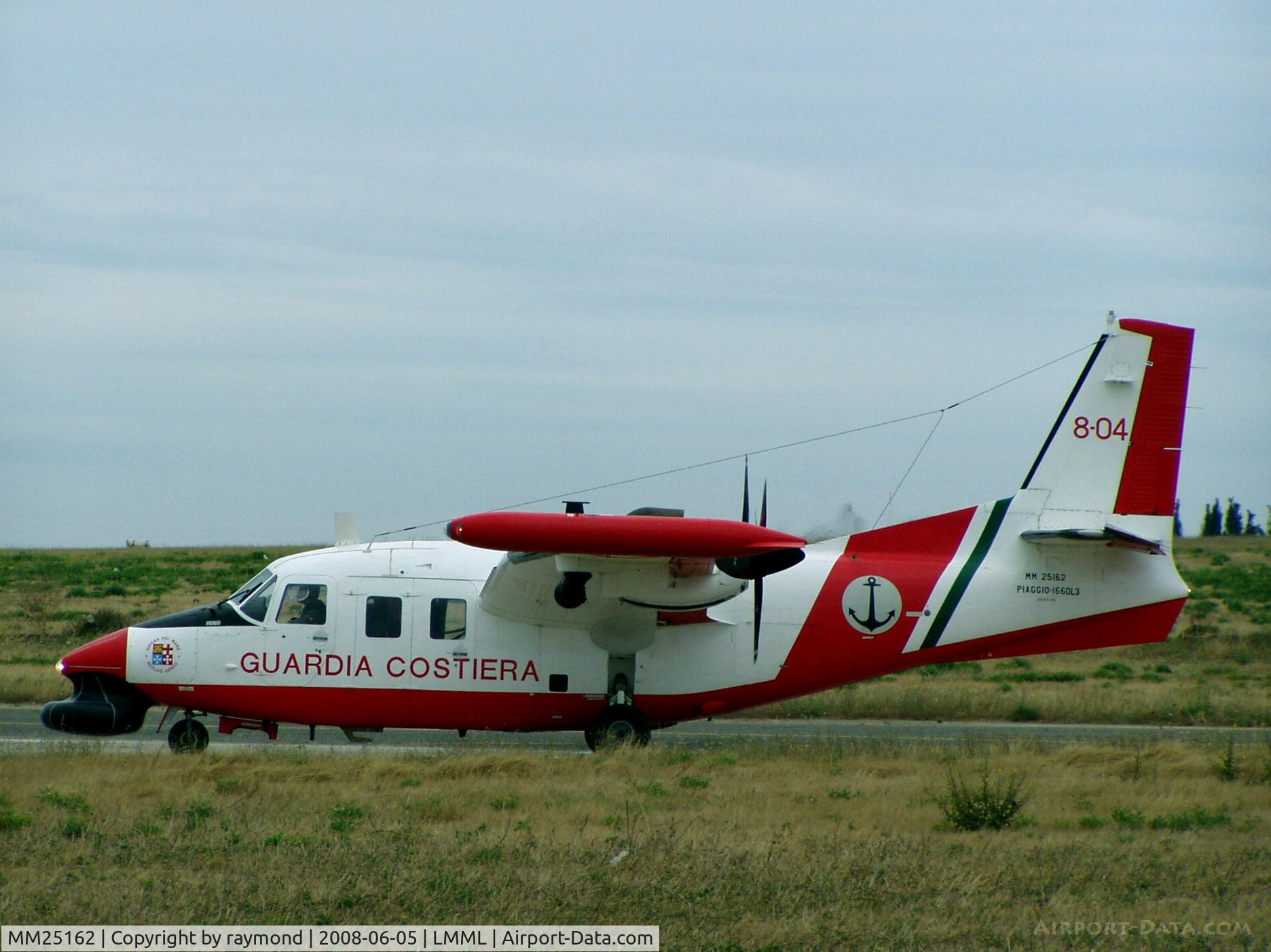 MM25162, Piaggio P-166DL-3 C/N 484/130, P166 MM25162/8-04 Italian Coast Guards