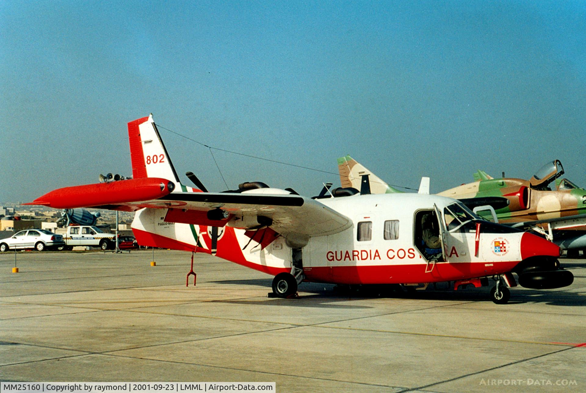 MM25160, Piaggio P-166DL-3 C/N 482/128, P166 MM25160/8-02 Italian Coast Guards
