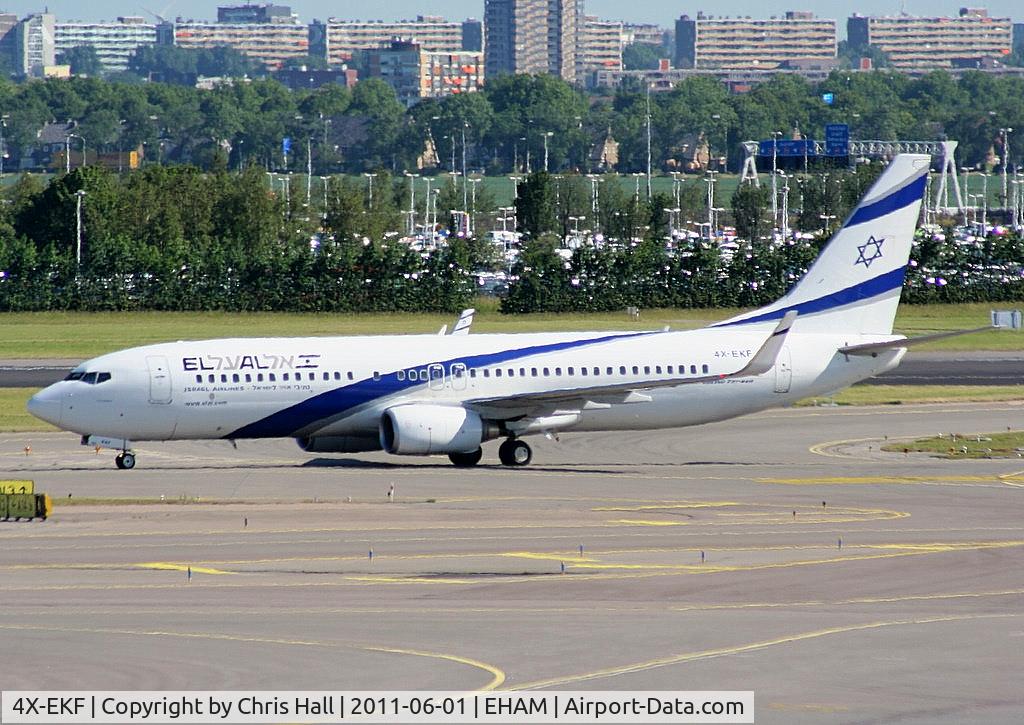 4X-EKF, 2008 Boeing 737-8HX C/N 29638, El Al
