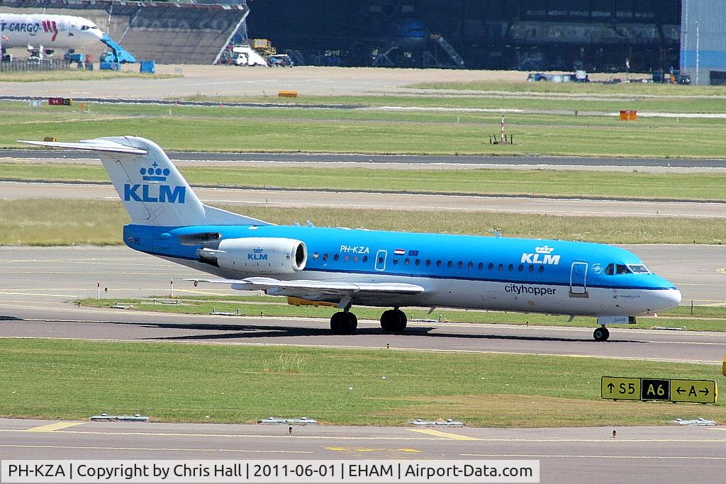 PH-KZA, 1996 Fokker 70 (F-28-070) C/N 11567, KLM Cityhopper