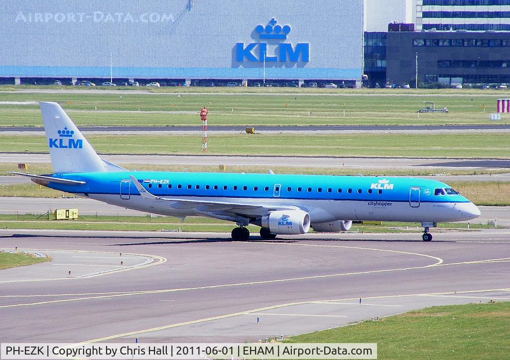 PH-EZK, 2009 Embraer 190LR (ERJ-190-100LR) C/N 19000326, KLM Cityhopper