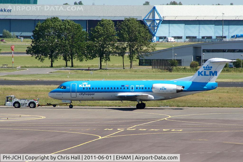 PH-JCH, 1994 Fokker 70 (F-28-0070) C/N 11528, KLM Cityhopper