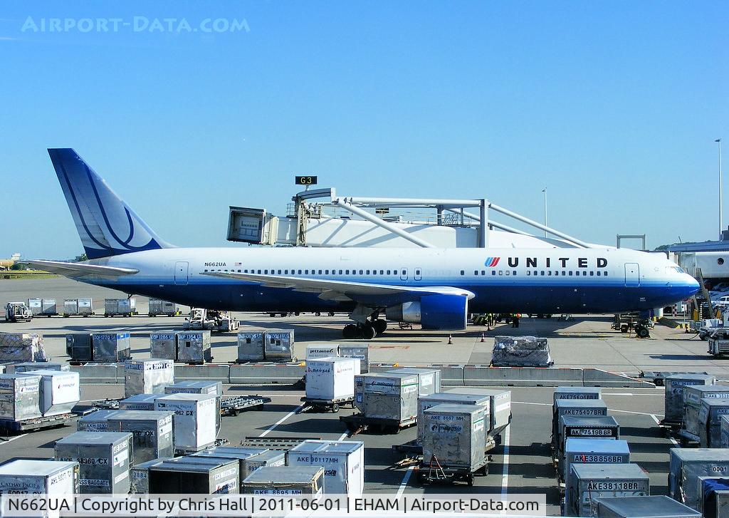 N662UA, 1993 Boeing 767-322 C/N 27159, United Airlines