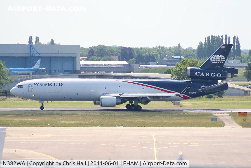 N382WA, 1990 McDonnell Douglas MD-11/F C/N 48411, World Airways