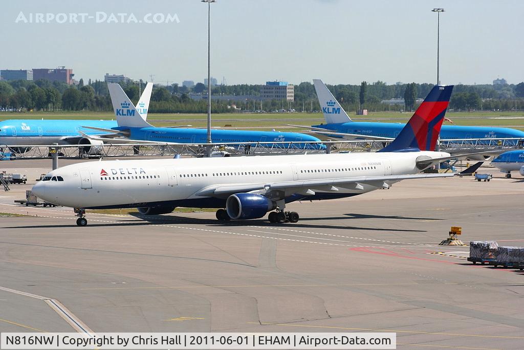 N816NW, 2007 Airbus A330-323X C/N 0827, Delta Airlines