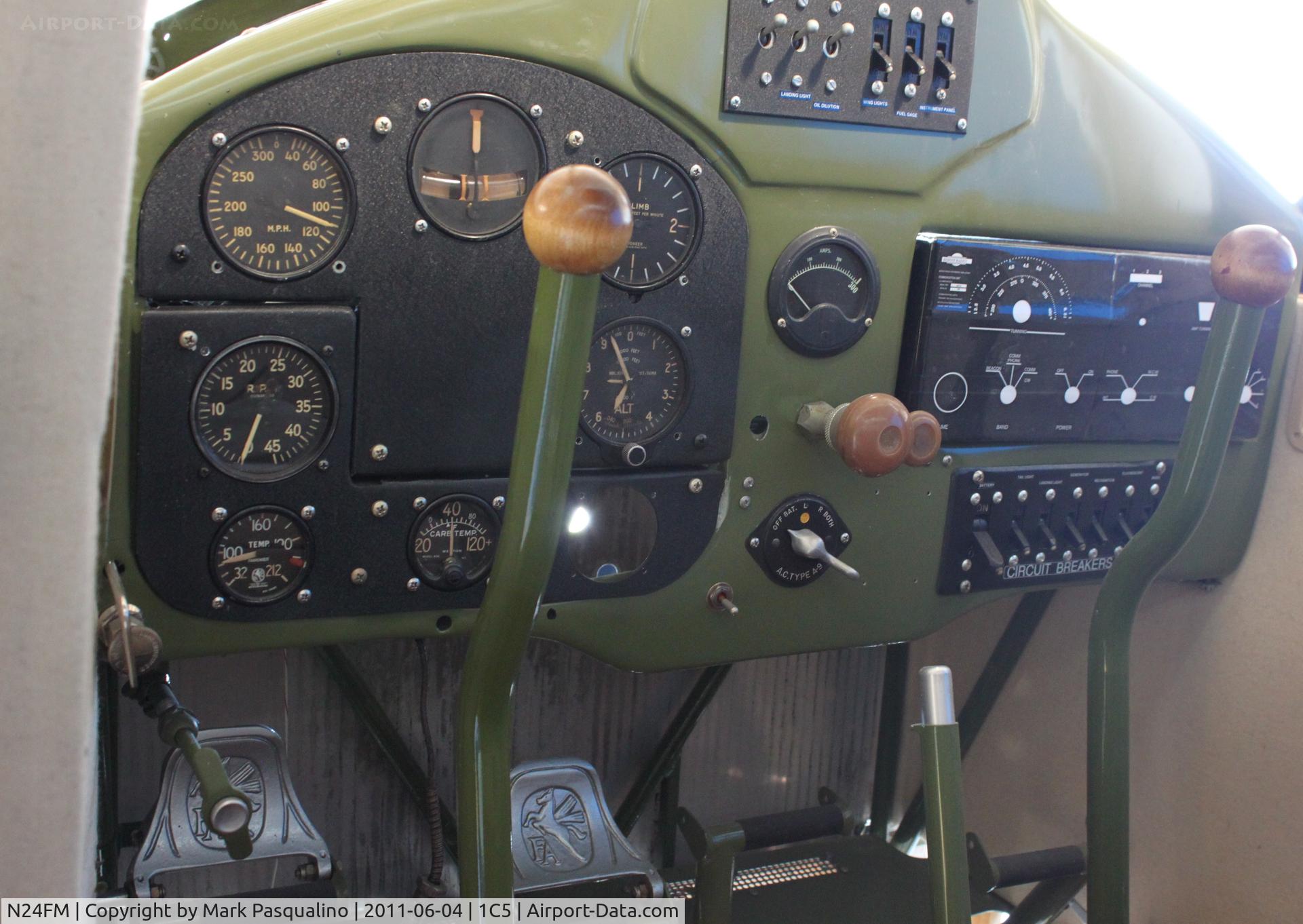 N24FM, 1943 Fairchild UC-61K Argus III (24R-46A) C/N 928, Fairchild 24R-46A