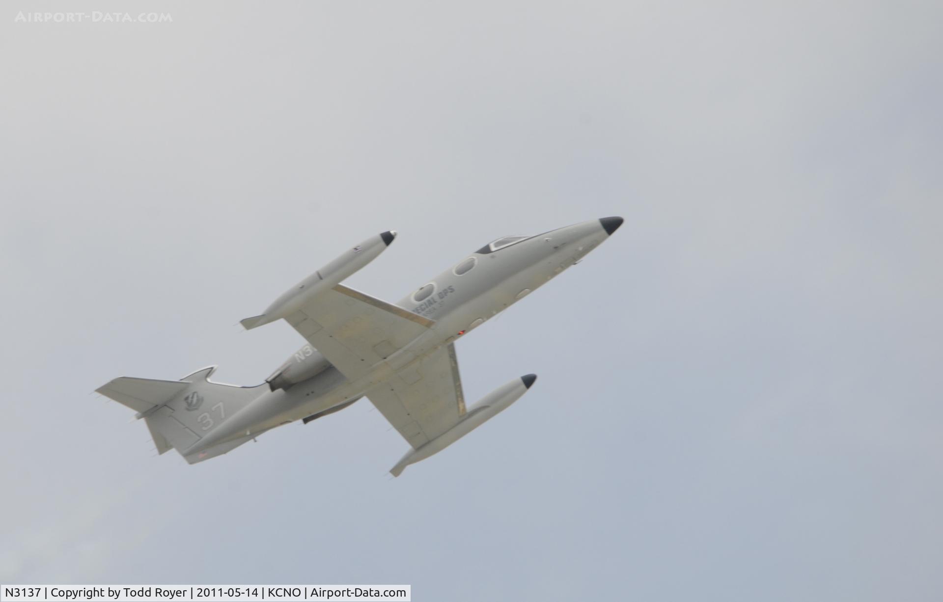 N3137, 1966 Learjet 24 C/N 123, Chino Airshow 2011