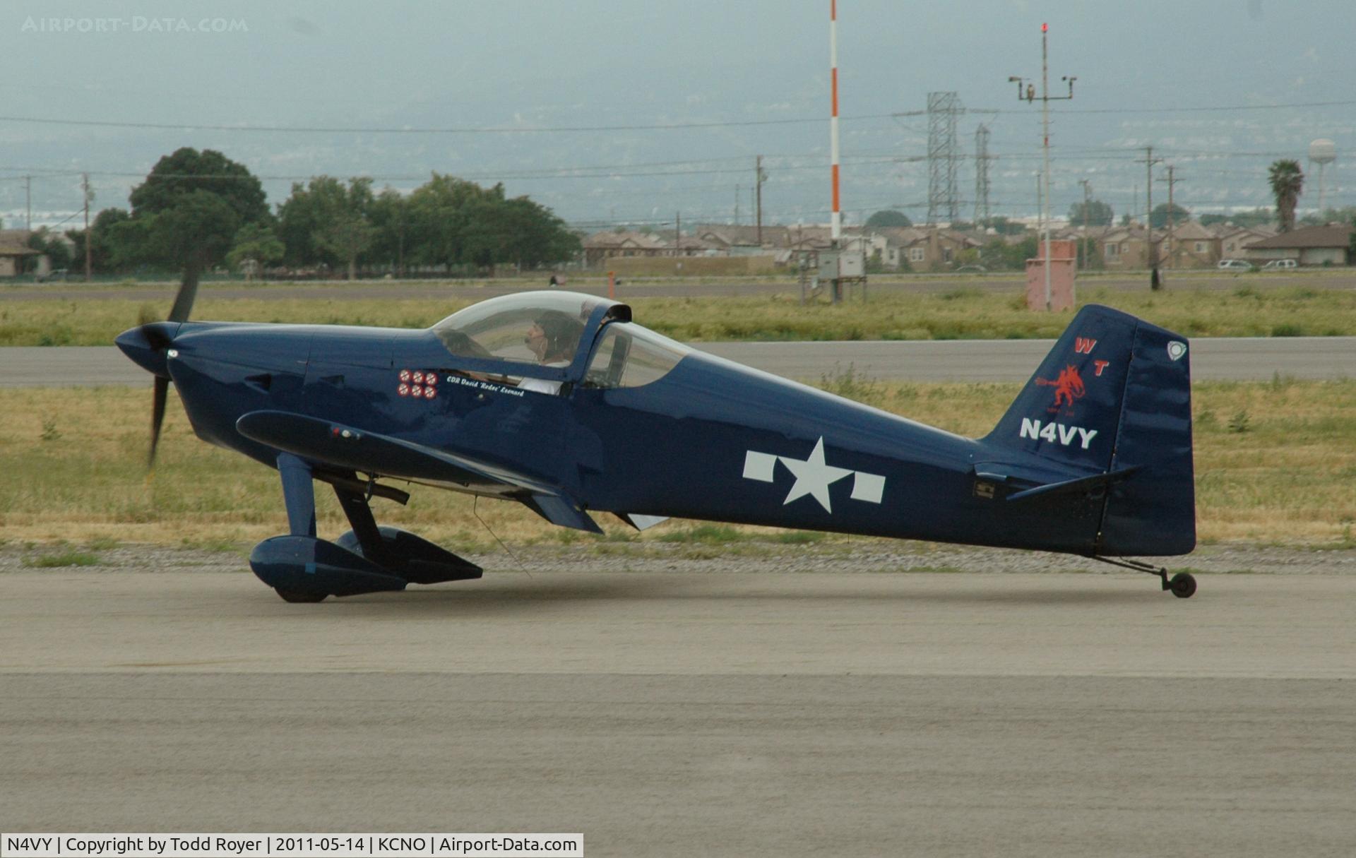 N4VY, 2003 Vans RV-6 C/N 60033, Taxiing at Chino