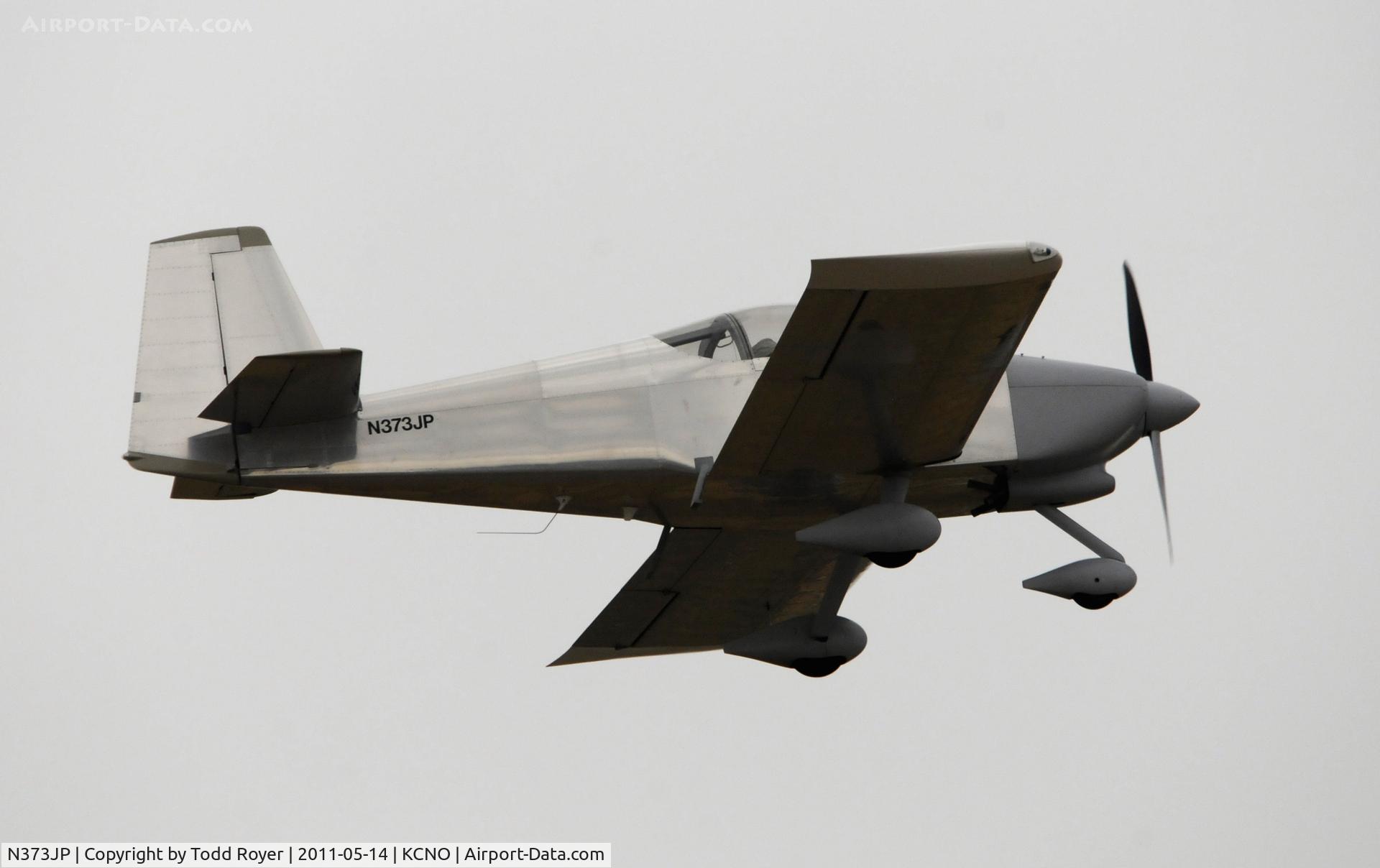 N373JP, 2007 Vans RV-7A C/N 71146, Departing Chino