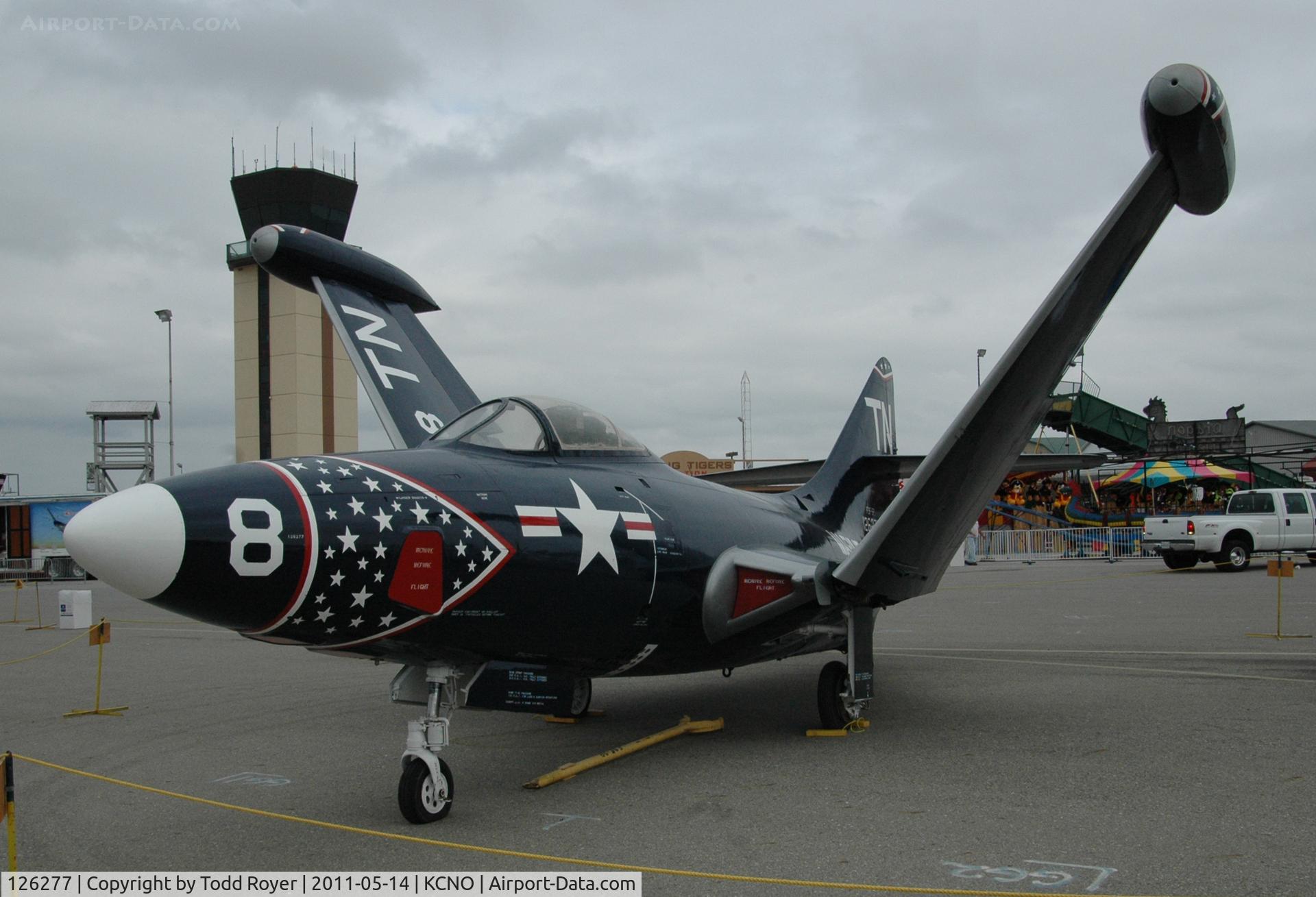 126277, Grumman F9F-5KD/DF-9E Panther C/N Not found 126277, Chino Airshow 2011