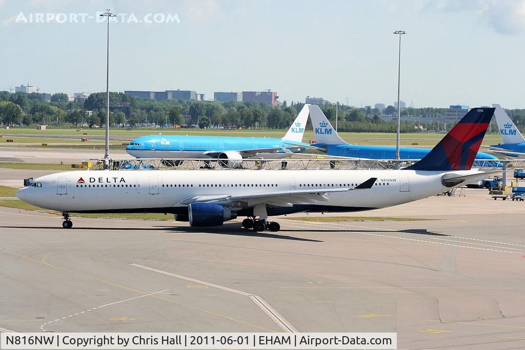 N816NW, 2007 Airbus A330-323X C/N 0827, Delta Airlines