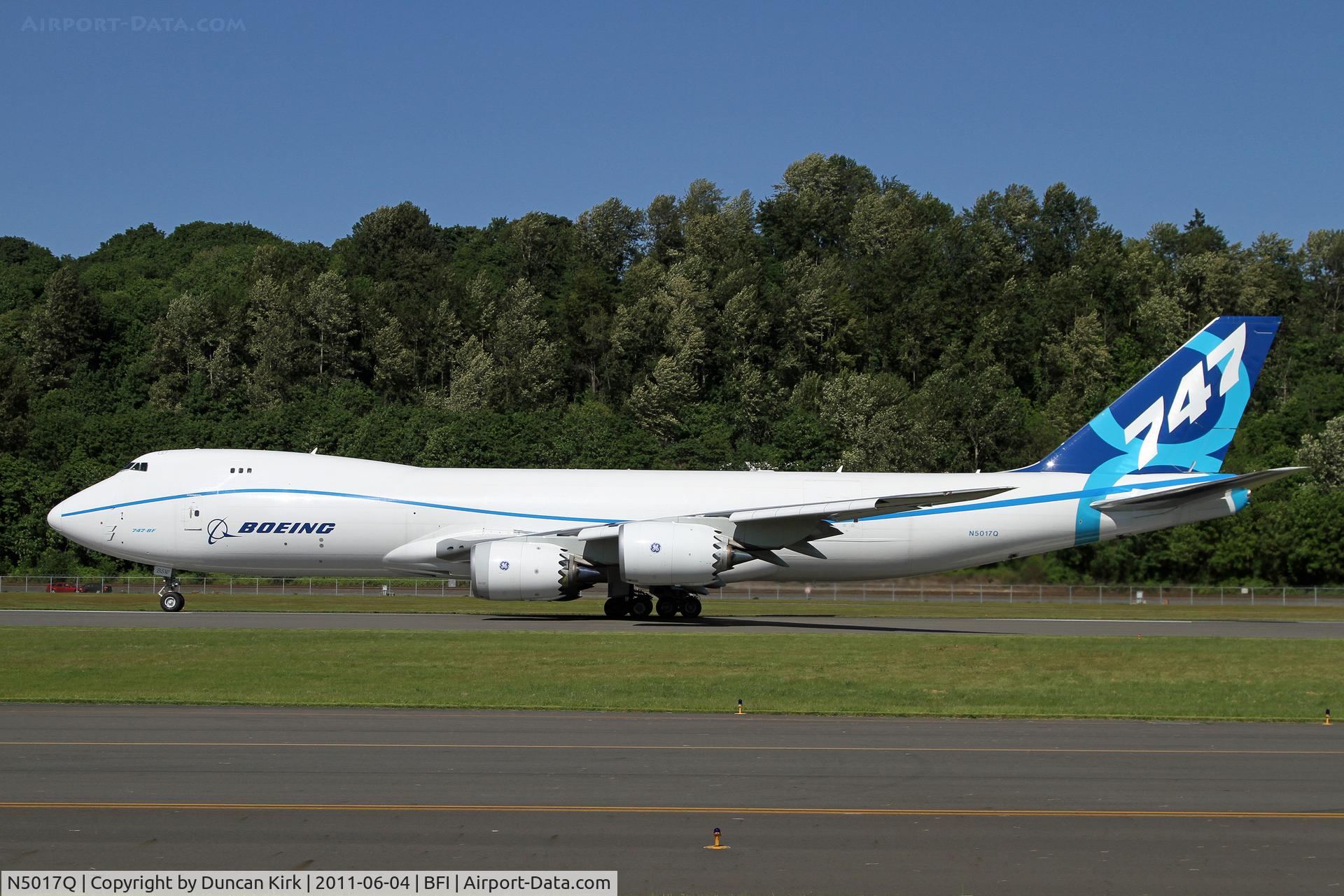 N5017Q, 2010 Boeing 747-8KZF C/N 36136, Taking off on another test flight