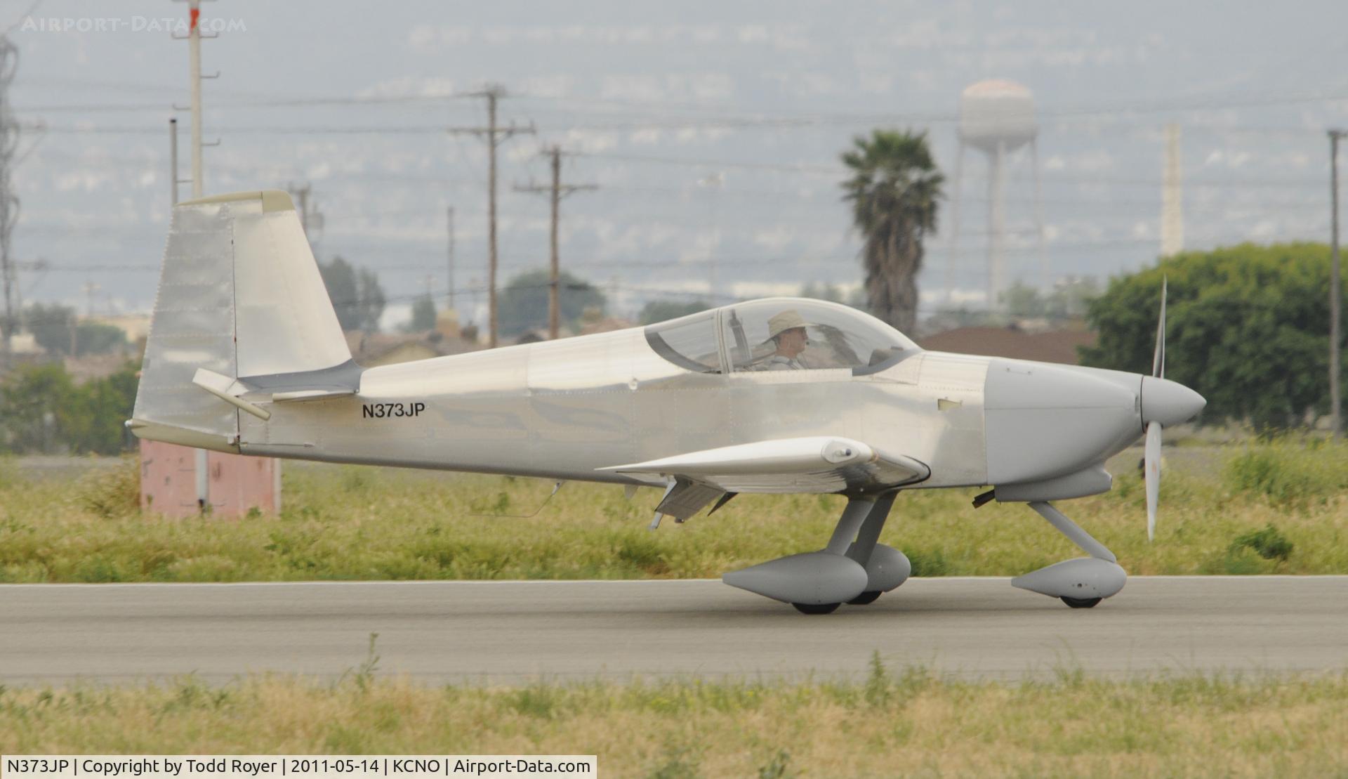 N373JP, 2007 Vans RV-7A C/N 71146, Landing at Chino