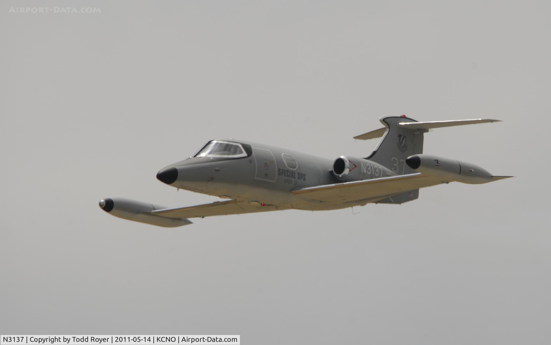 N3137, 1966 Learjet 24 C/N 123, Chino Airshow 2011
