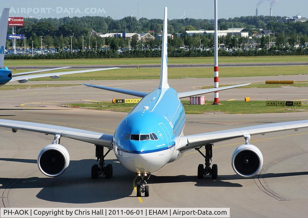 PH-AOK, 2007 Airbus A330-203 C/N 834, KLM Royal Dutch Airlines