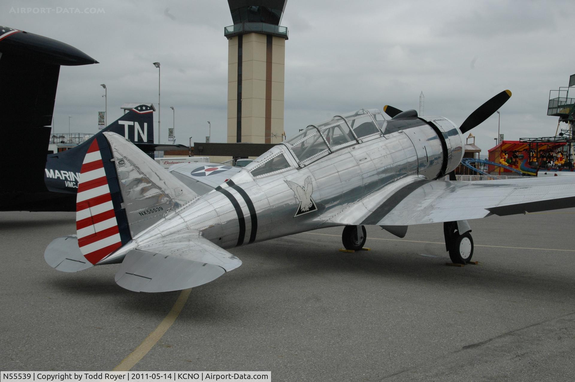 N55539, 1940 Republic AT-12 Guardsman C/N 483-38, Chino Airshow 2011