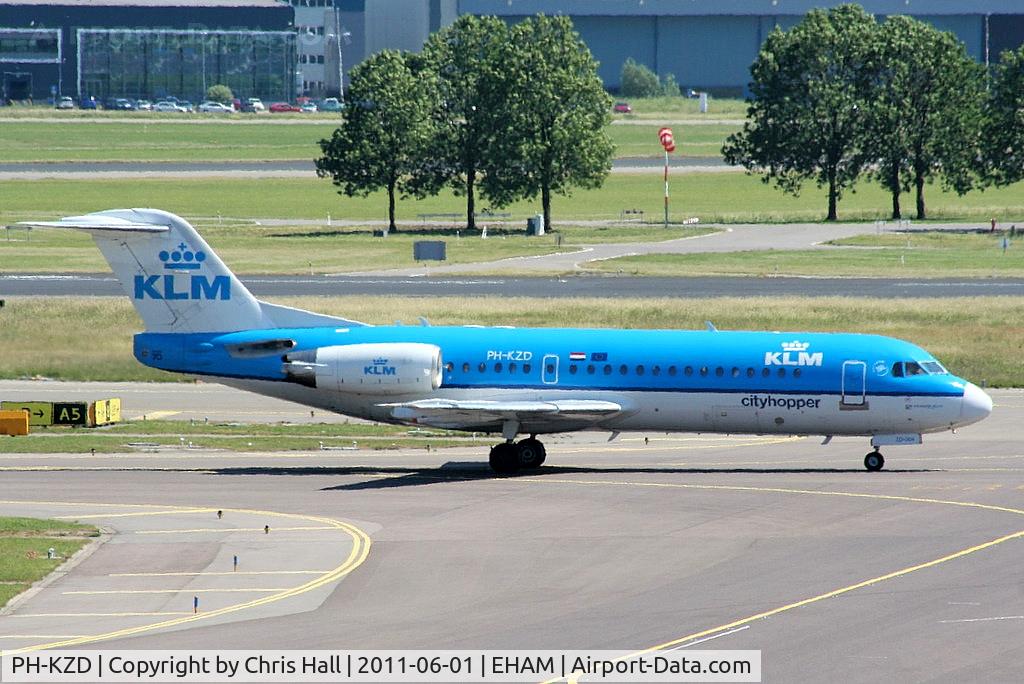 PH-KZD, 1997 Fokker 70 (F-28-0070) C/N 11582, KLM Cityhopper