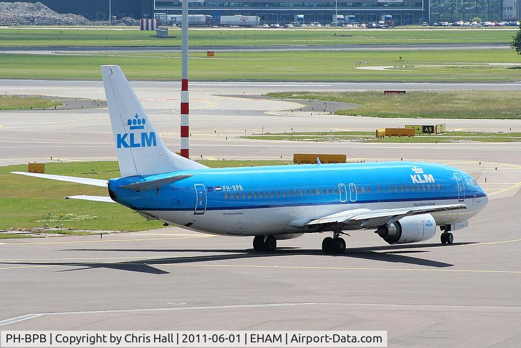 PH-BPB, 1989 Boeing 737-4Y0 C/N 24344, KLM Royal Dutch Airlines