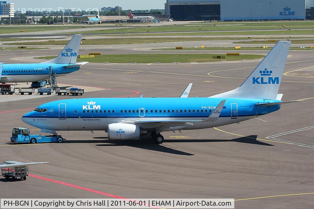 PH-BGN, 2011 Boeing 737-7K2 C/N 38125, KLM Royal Dutch Airlines
