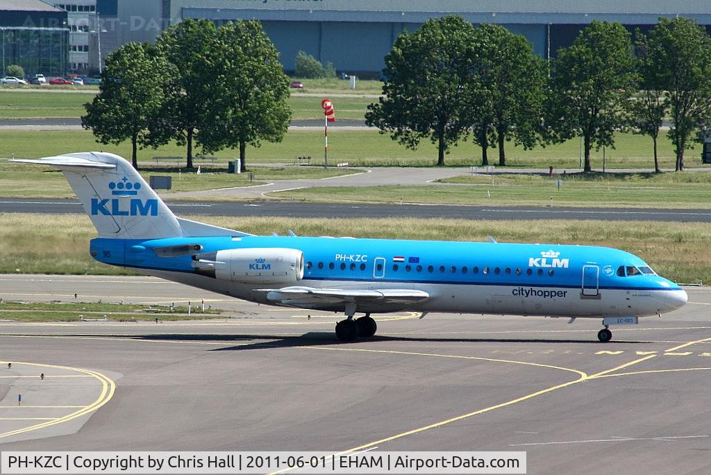 PH-KZC, 1996 Fokker 70 (F-28-0070) C/N 11566, KLM Cityhopper
