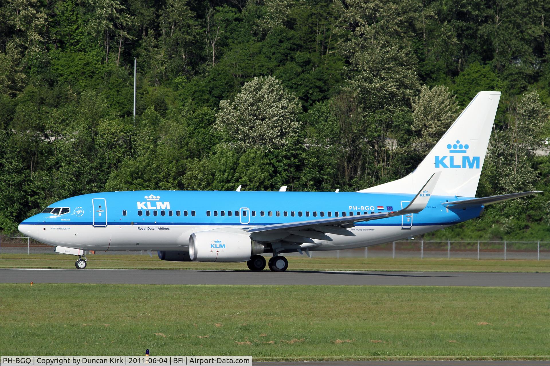 PH-BGQ, 2011 Boeing 737-7K2 C/N 39256, Latest KLM aircraft on a test flight. Should read -7K2 c/n 39256.