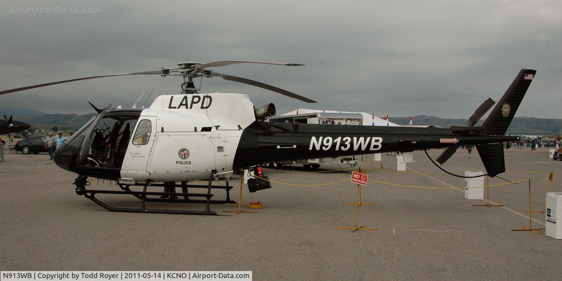 N913WB, 2008 Eurocopter AS-350B-2 Ecureuil Ecureuil C/N 4491, Chino Airshow 2011
