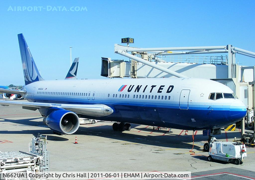 N662UA, 1993 Boeing 767-322 C/N 27159, United Airlines