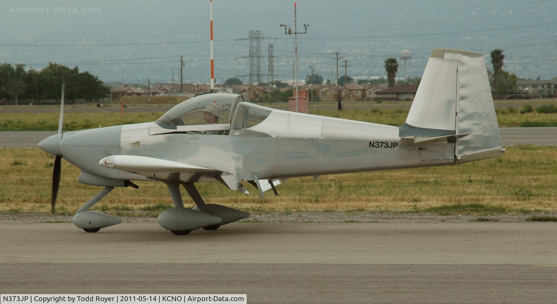 N373JP, 2007 Vans RV-7A C/N 71146, Taxiing at Chino