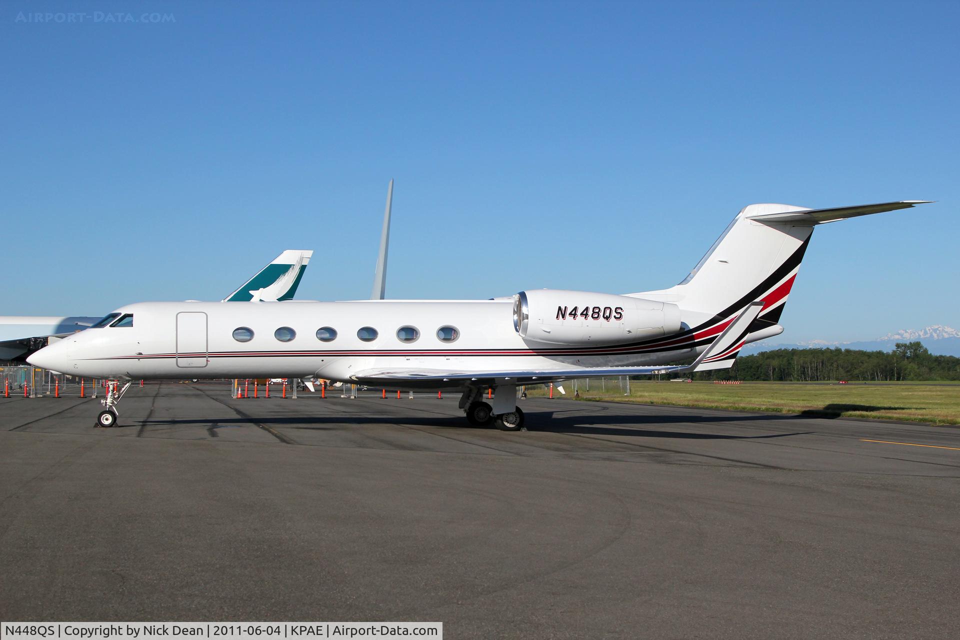 N448QS, 2007 Gulfstream Aerospace GIV-X (G450) C/N 4100, KPAE/PAE