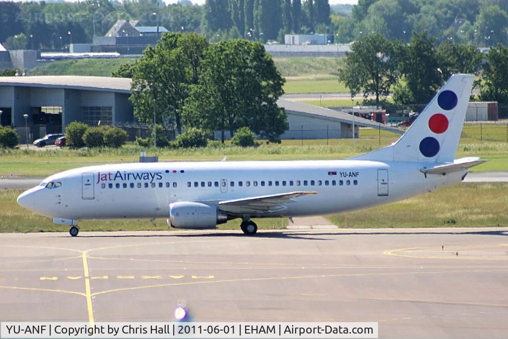 YU-ANF, 1985 Boeing 737-3H9 C/N 23330/1136, JAT Airways