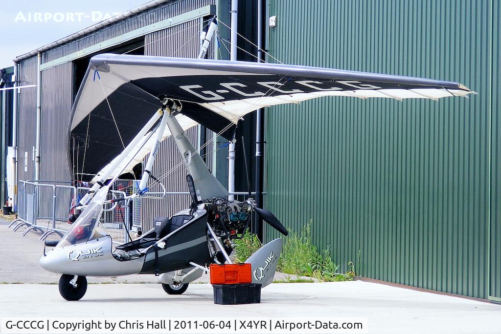 G-CCCG, 2003 Mainair Pegasus Quik C/N 7946, at Rufforth airfield, Yorkshire