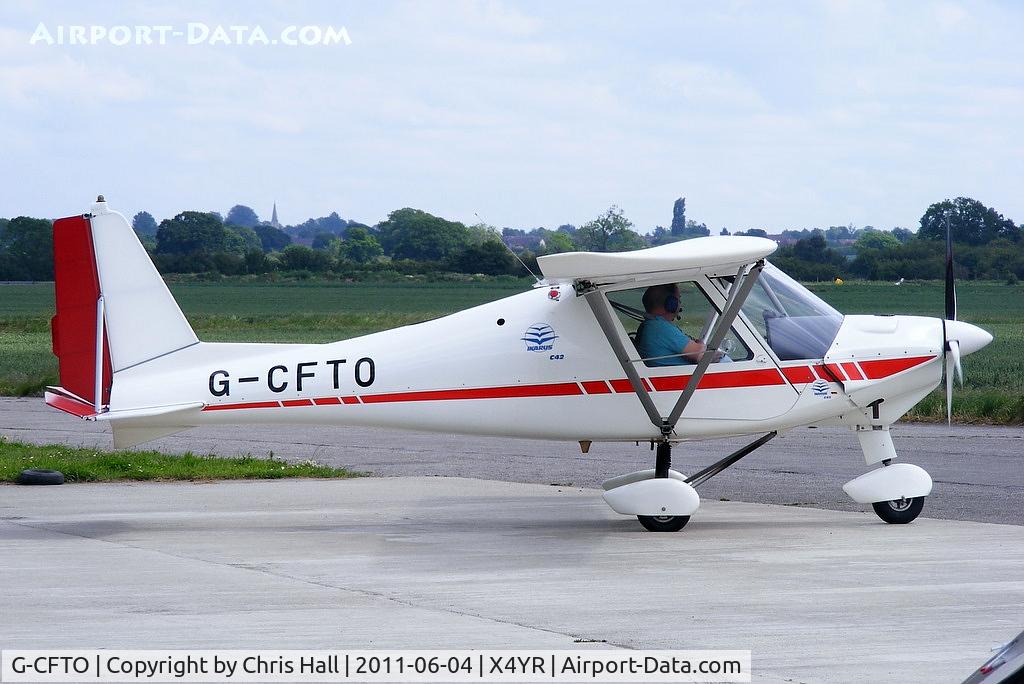 G-CFTO, 2008 Comco Ikarus C42 C/N 0809-7007, at Rufforth airfield, Yorkshire
