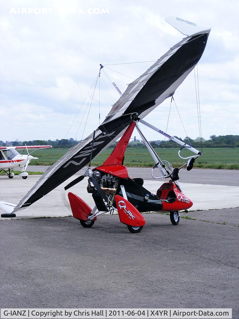 G-IANZ, 2011 Mainair Quik 450GT C/N 8576, at Rufforth airfield, Yorkshire