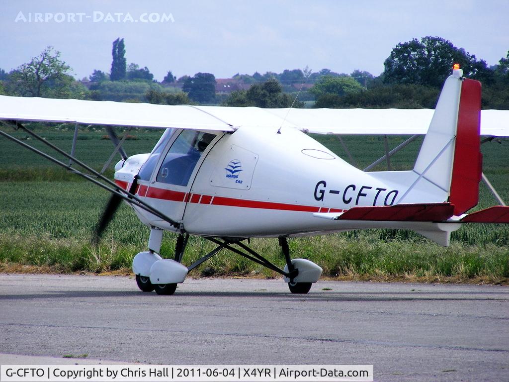 G-CFTO, 2008 Comco Ikarus C42 C/N 0809-7007, at Rufforth airfield, Yorkshire