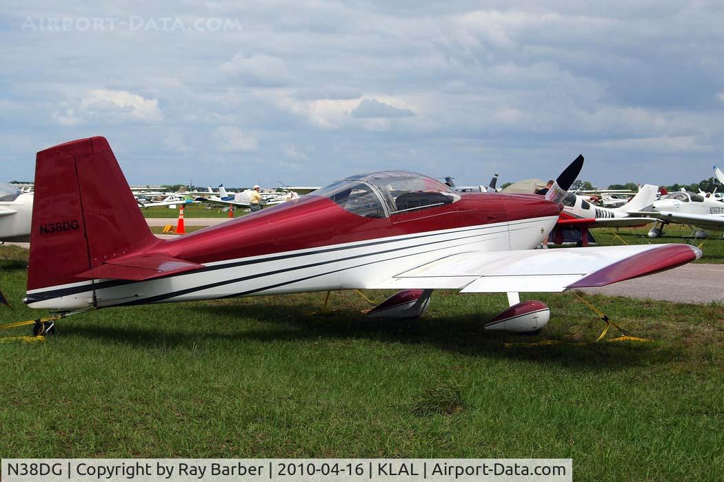 N38DG, Vans RV-7 C/N 72844, Van's RV-7 [72844] Lakeland-Linder~N 16/04/2010