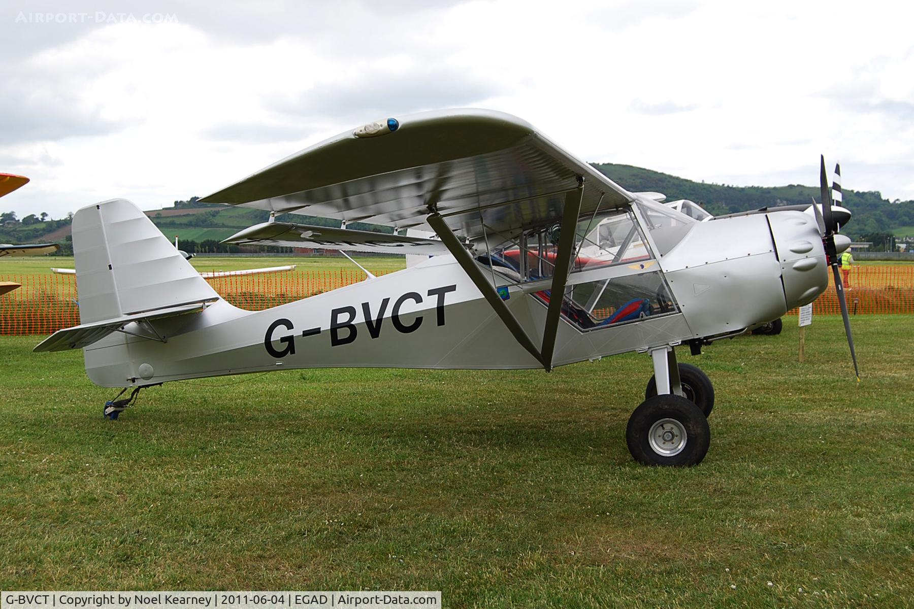 G-BVCT, 1993 Denney Kitfox 4-1200 Speedster C/N PFA 172A-12456, On the display line - EGAD Fly-in 2011
