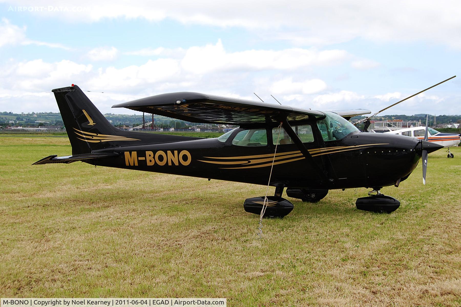 M-BONO, 1977 Cessna 172N Skyhawk II C/N 172-70299, On the display line - EGAD Fly-in 2011