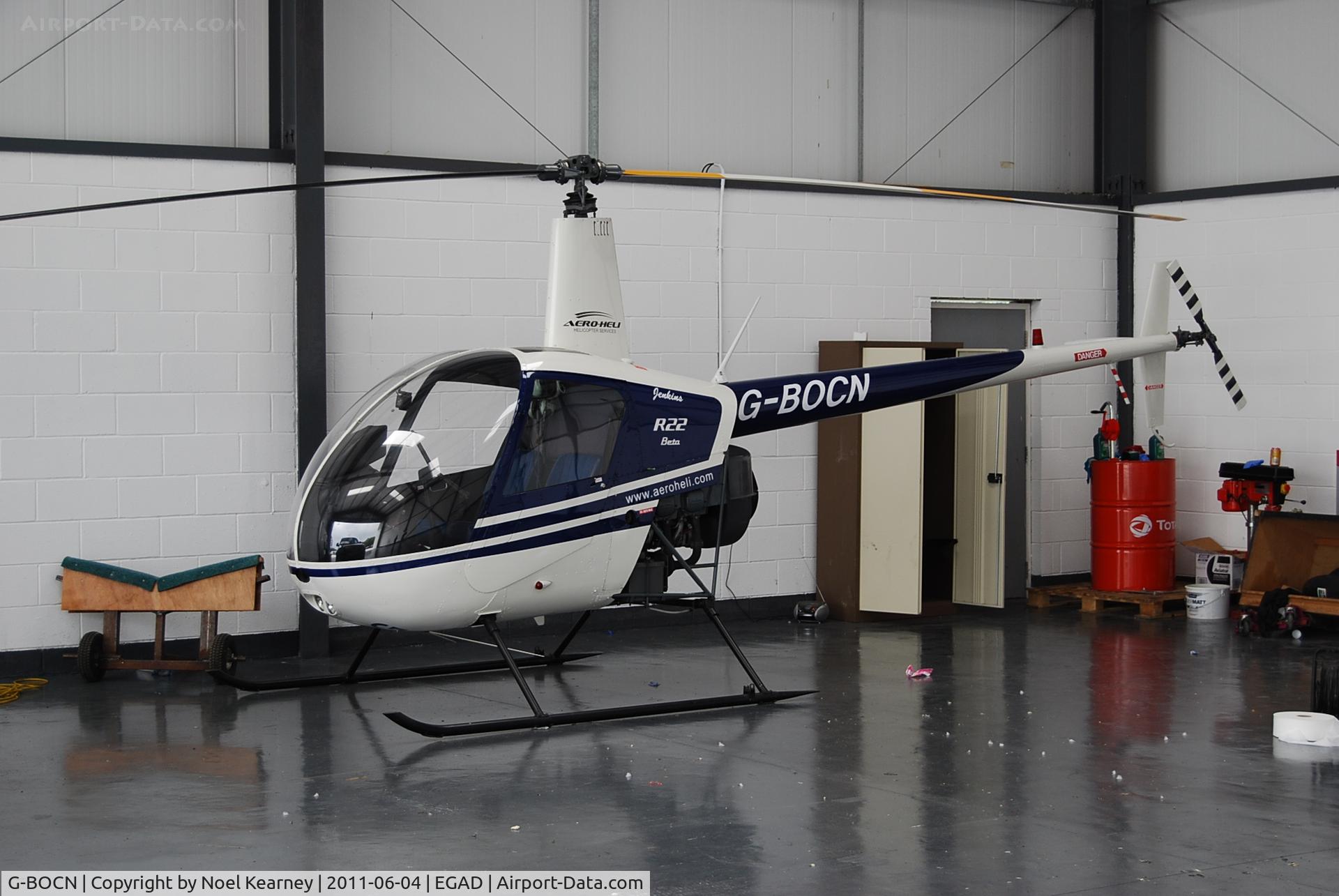 G-BOCN, 1987 Robinson R22 Beta C/N 0726, EGAD Fly-in 2011