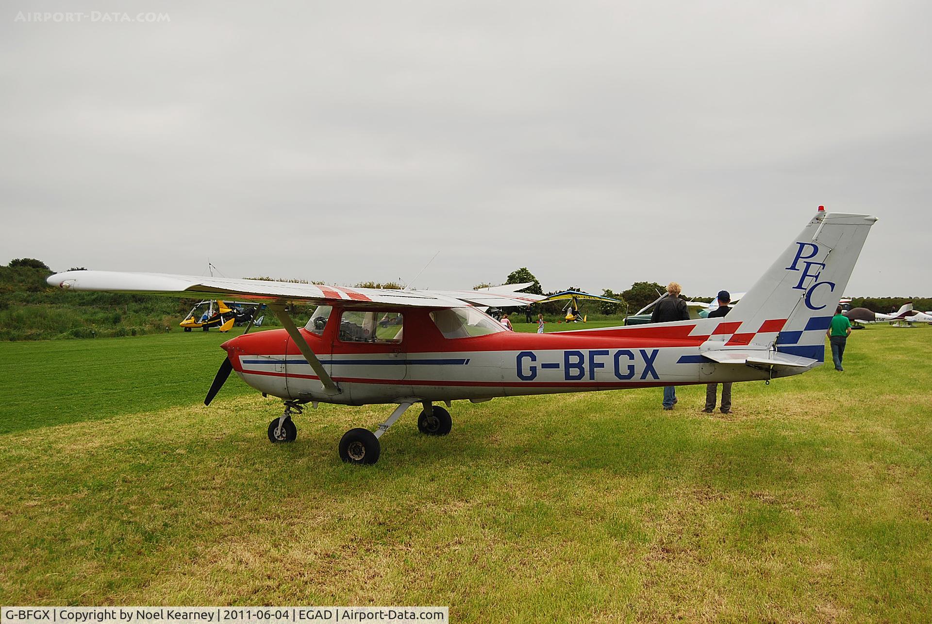 G-BFGX, 1977 Reims FRA150M Aerobat C/N 0328, On the display line - EGAD Fly-in 2011