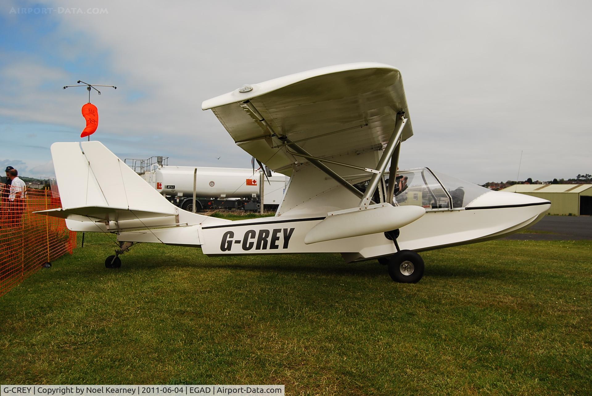 G-CREY, 2007 Progressive Aerodyne SeaRey C/N PFA 343-14619, On the display line - EGAD Fly-in 2011